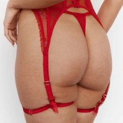 Lounge Underwear Gia Intimates Basque (Set) - Maroon 11 Lounge Underwear Gia Intimates Basque (Set) - Maroon