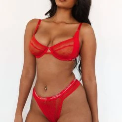 Lounge Underwear Liberty Balcony Bra (Set) - Red Bügel-BH Sets 13 Lounge Underwear Liberty Balcony Bra (Set) - Red Bügel-BH Sets