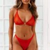 Lounge Underwear BH Ohne Bügel Sets Love Heart Mesh Triangle Bra (Set) - Red 1 Lounge Underwear BH Ohne Bügel Sets Love Heart Mesh Triangle Bra (Set) - Red