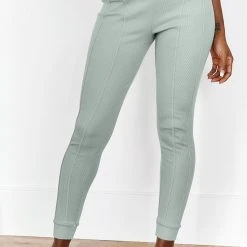 Lounge Underwear Soft Chic Ribbed Leggings - Sage Leggings Sets 10 Lounge Underwear Soft Chic Ribbed Leggings - Sage Leggings Sets
