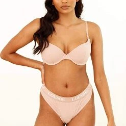 Lounge Underwear Ultra Comfort Ribbed T-Shirt Bra (Set) - Taupe Bügel-BH Sets 16 Lounge Underwear Ultra Comfort Ribbed T-Shirt Bra (Set) - Taupe Bügel-BH Sets