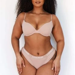 Lounge Underwear Ultra Comfort Ribbed T-Shirt Bra (Set) - Taupe Bügel-BH Sets 15 Lounge Underwear Ultra Comfort Ribbed T-Shirt Bra (Set) - Taupe Bügel-BH Sets