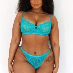 Lounge Underwear Bestsellers Blossom Balcony Bra (Set) - Teal