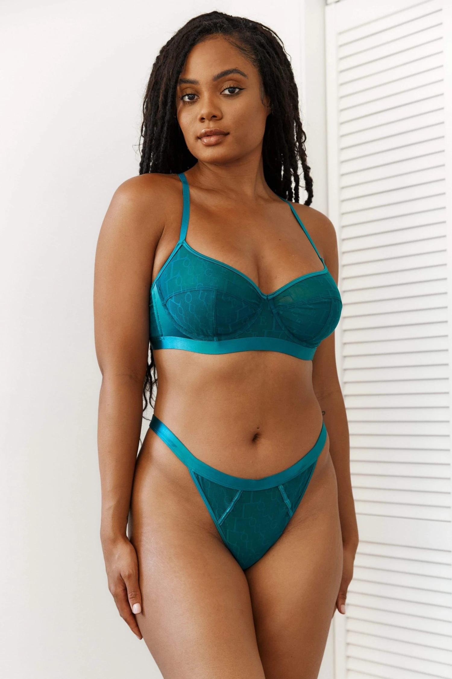 Lounge Underwear Chic Balcony Bra (Set) - Turquoise 5 Lounge Underwear Chic Balcony Bra (Set) - Turquoise