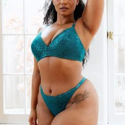 Lounge Underwear Sustainable Lace Magic Bra (Set) - Turquoise Bestsellers 17 Lounge Underwear Sustainable Lace Magic Bra (Set) - Turquoise Bestsellers
