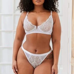 Lounge Underwear Outlet Royal Balcony Bra (Set) - White