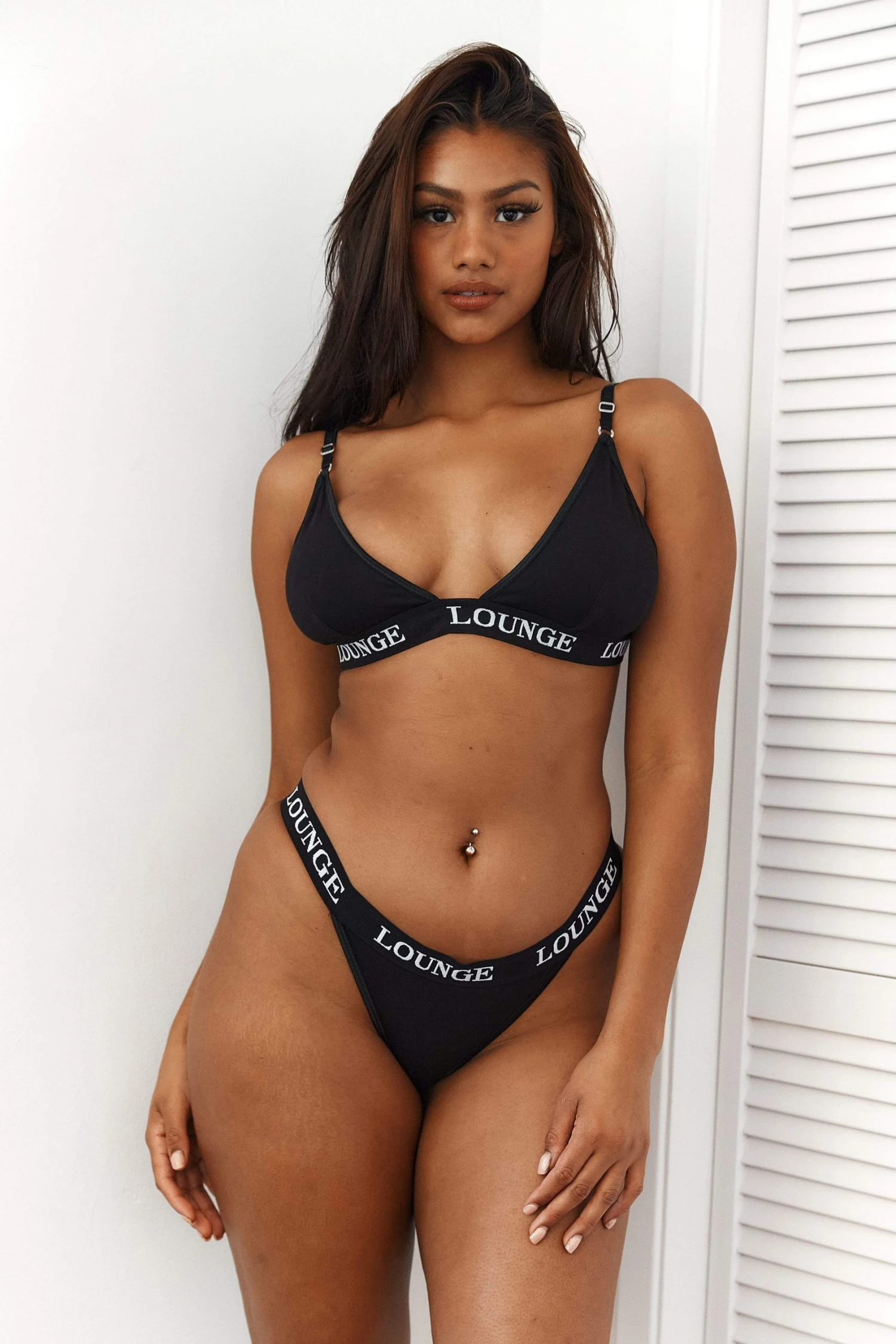 Lounge Underwear Bamboo Triangle Bra (Set) - All Black BH Ohne Bügel Sets 9 Lounge Underwear Bamboo Triangle Bra (Set) - All Black BH Ohne Bügel Sets