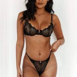 Lounge Underwear Sustainable Charmed Balcony Bra (Set) - Black 23 Lounge Underwear Sustainable Charmed Balcony Bra (Set) - Black