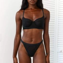 Lounge Underwear Chic Balcony Bra (Set) - Black 16 Lounge Underwear Chic Balcony Bra (Set) - Black