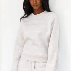 Lounge Underwear Outlet Signature Jumper - Cream Outlet