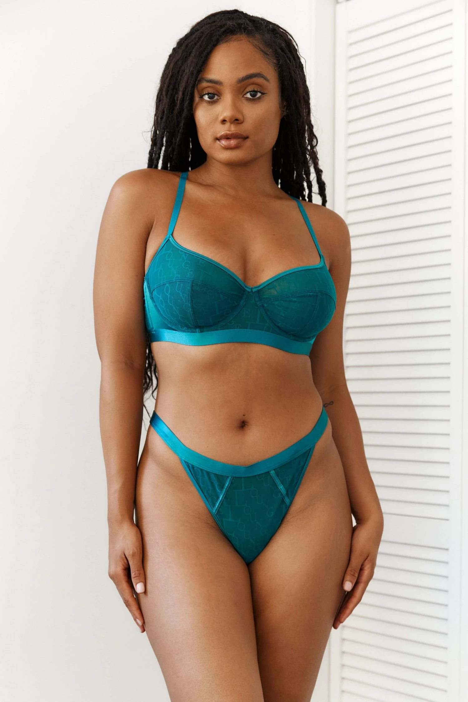 Lounge Underwear Chic Balcony Bra (Set) - Turquoise 6 Lounge Underwear Chic Balcony Bra (Set) - Turquoise