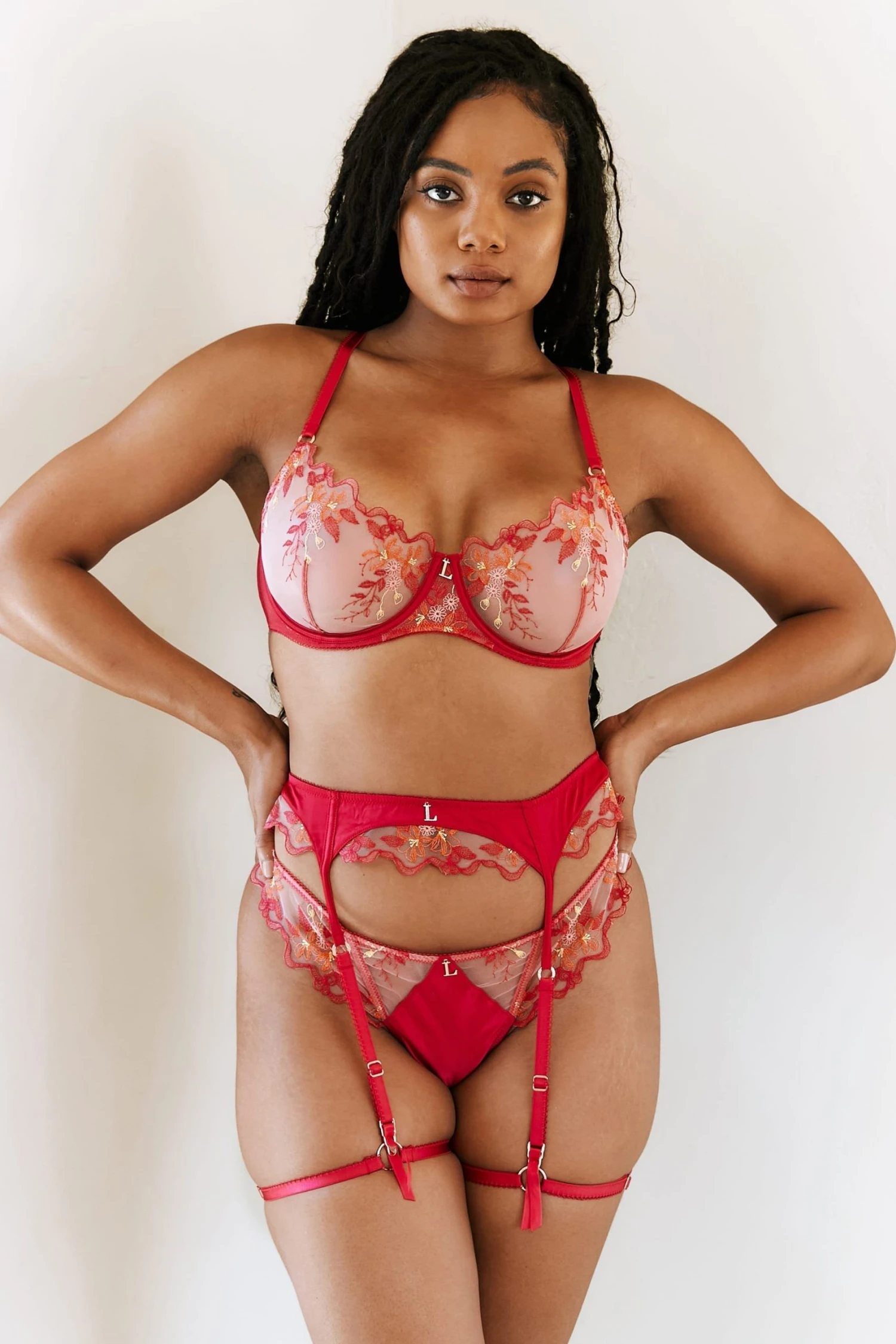 Lounge Underwear Lace Peyton Intimates Bra (Set) - Cherry 7 Lounge Underwear Lace Peyton Intimates Bra (Set) - Cherry
