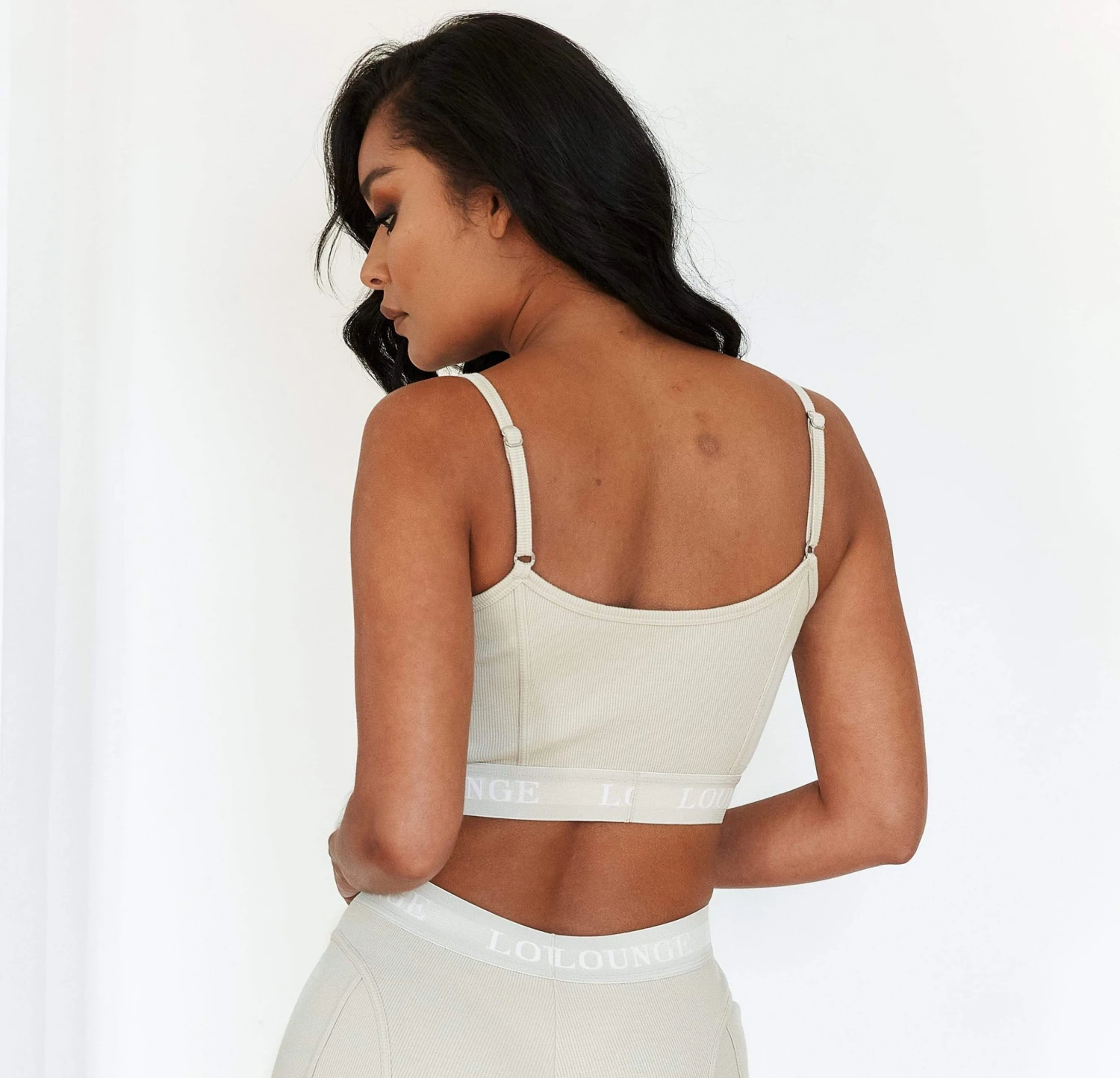 Lounge Underwear Leggings Sets Soft Chic Ribbed Bralette - Oatmeal 4 Lounge Underwear Leggings Sets Soft Chic Ribbed Bralette - Oatmeal