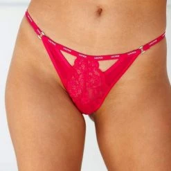 Lounge Underwear Scalloped Cut Out Cheeky Briefs - Scarlett