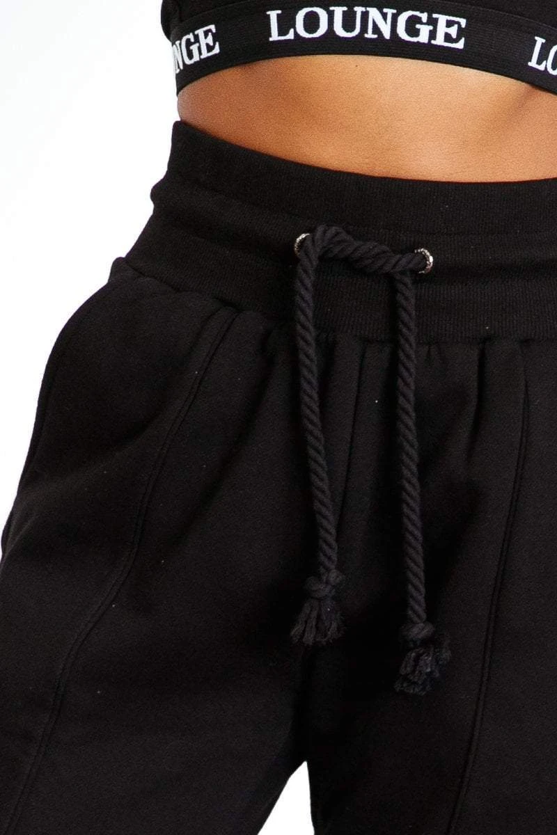 Lounge Underwear Jogger Und Hose Rope Cord Joggers - Black 5 Lounge Underwear Jogger Und Hose Rope Cord Joggers - Black