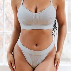 Lounge Underwear Bare Bra (Set) - Grey