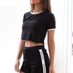 Lounge Underwear High Waisted Shorts - Black