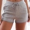 Lounge Underwear High Waisted Shorts - Grey 2 Lounge Underwear High Waisted Shorts - Grey