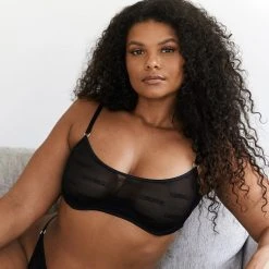 Lounge Underwear Bügel-BH Sets Bold Mesh Bra (Set) - Black