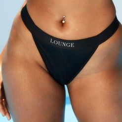 Lounge Underwear Miami Triangle Bikini Briefs (Set) - Black