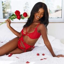 Lounge Underwear Maya Intimates Bra (Set) - Maroon 11 Lounge Underwear Maya Intimates Bra (Set) - Maroon