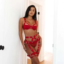 Lounge Underwear Storm Intimates Bra (Set) - Red 23 Lounge Underwear Storm Intimates Bra (Set) - Red