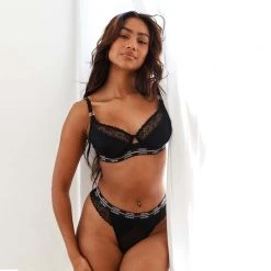 Lounge Underwear Vogue Balcony Bra (Set) - Black 35 Lounge Underwear Vogue Balcony Bra (Set) - Black