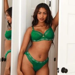 Lounge Underwear Bügel-BH Sets Vogue Balcony Bra (Set) - Emerald